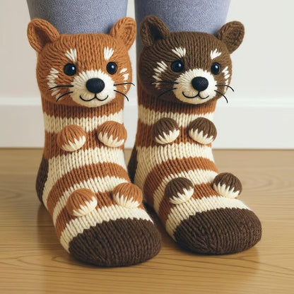 FLAUSCHIFEET™ | Kuschelige 3D-Tiersocken