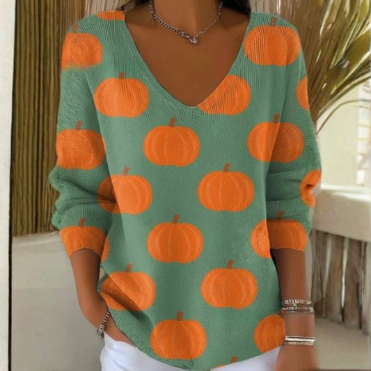 CAMILLE™ | PULLOVER MIT V-AUSSCHNITT