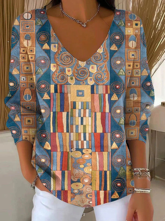 CAMILLE™ | PULLOVER MIT V-AUSSCHNITT