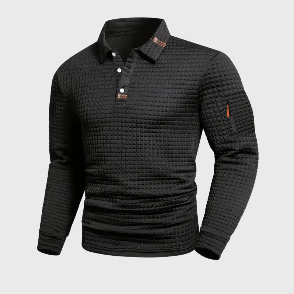 VALENTO™ | POLO-SHIRT MIT LANGARM